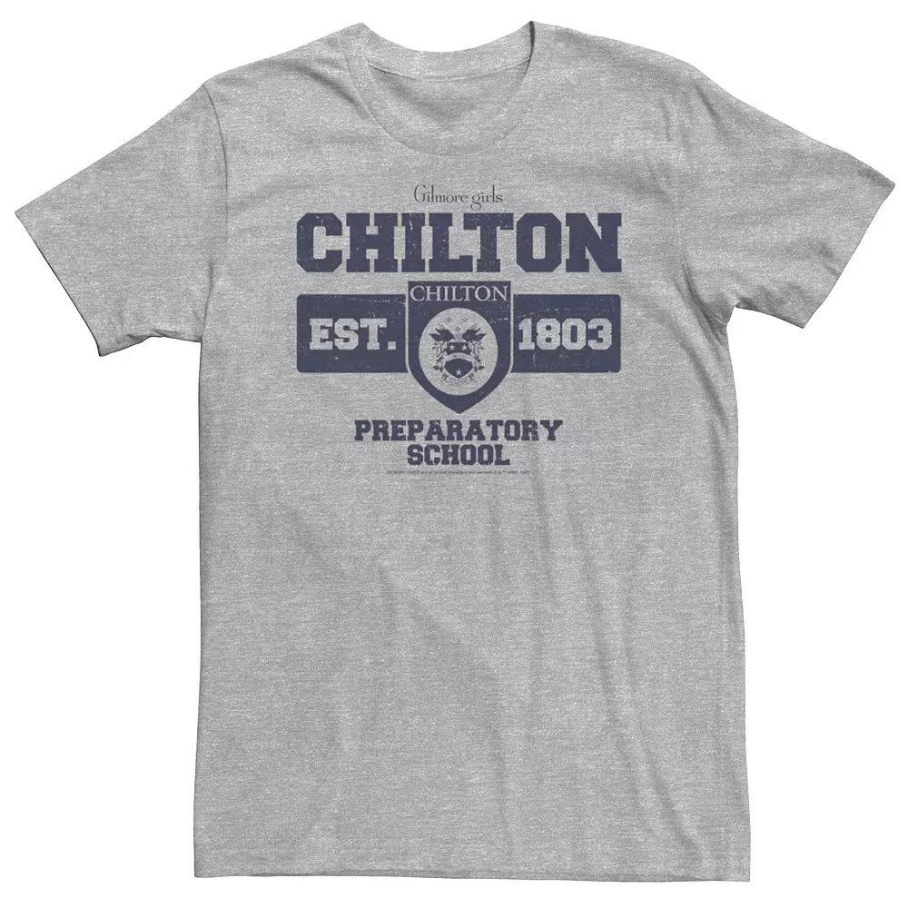 Big & Tall Gilmore Girls Chilton Preparatory School Est. 1803 Tee, Men's, Size: 4XL, Athletic Grey Product Image