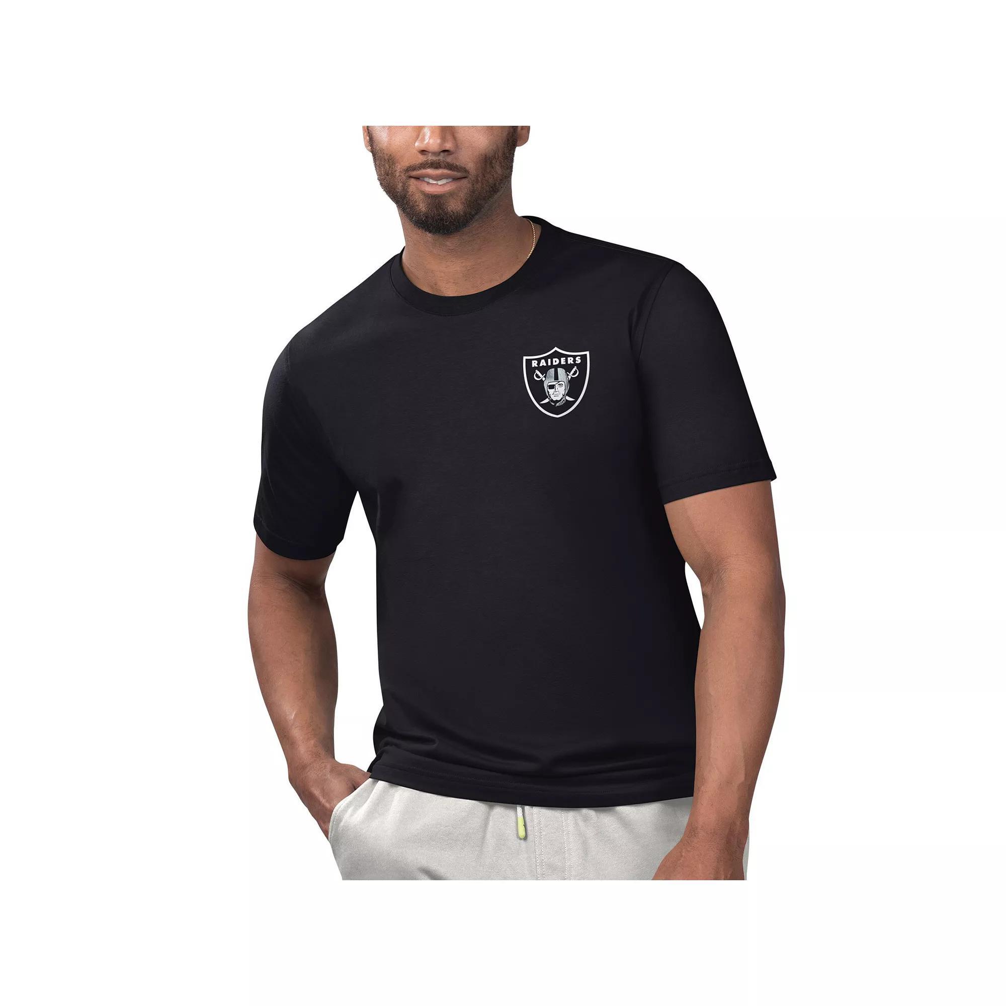 Men's Margaritaville Black Las Vegas Raiders Licensed to Chill T-Shirt, Size: Small, Lvr Black Product Image