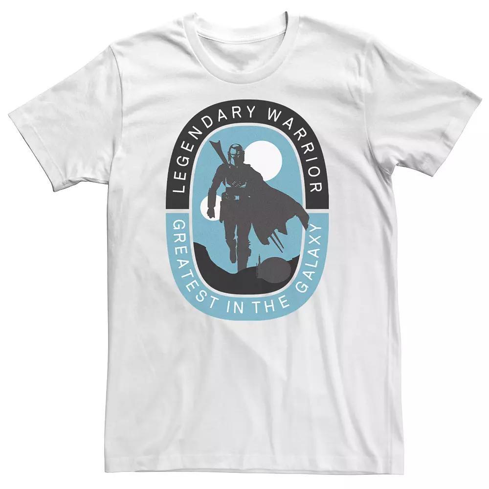 Men's The Mandalorian Legendary Warrior Tee, Size: XL, White Product Image