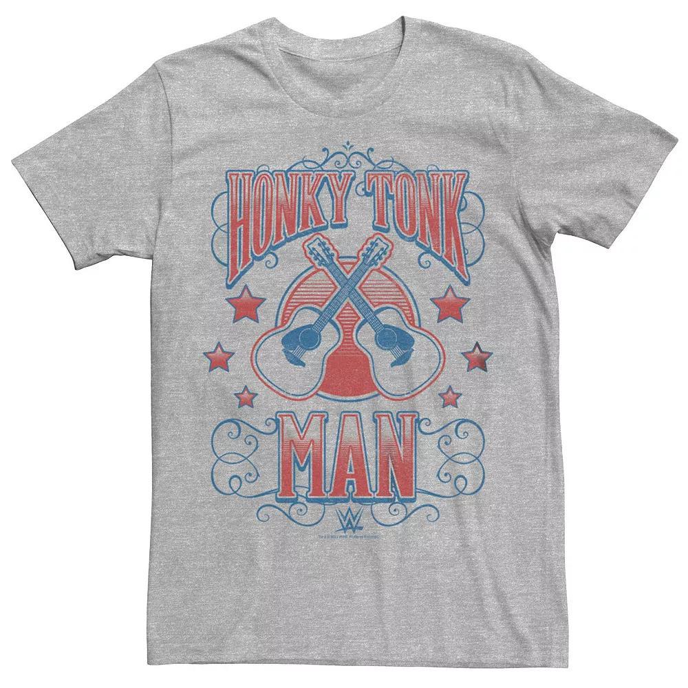 Men's WWE Honky Tonk Man Guitars Graphic Tee, Size: Large, Athletic Grey Product Image