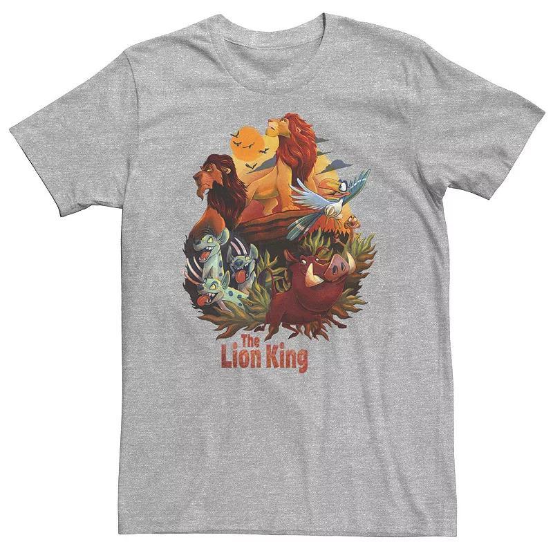 Disney's The Lion King Big & Tall Main Cast Poster Tee, Men's, Size: 3XL, White Product Image