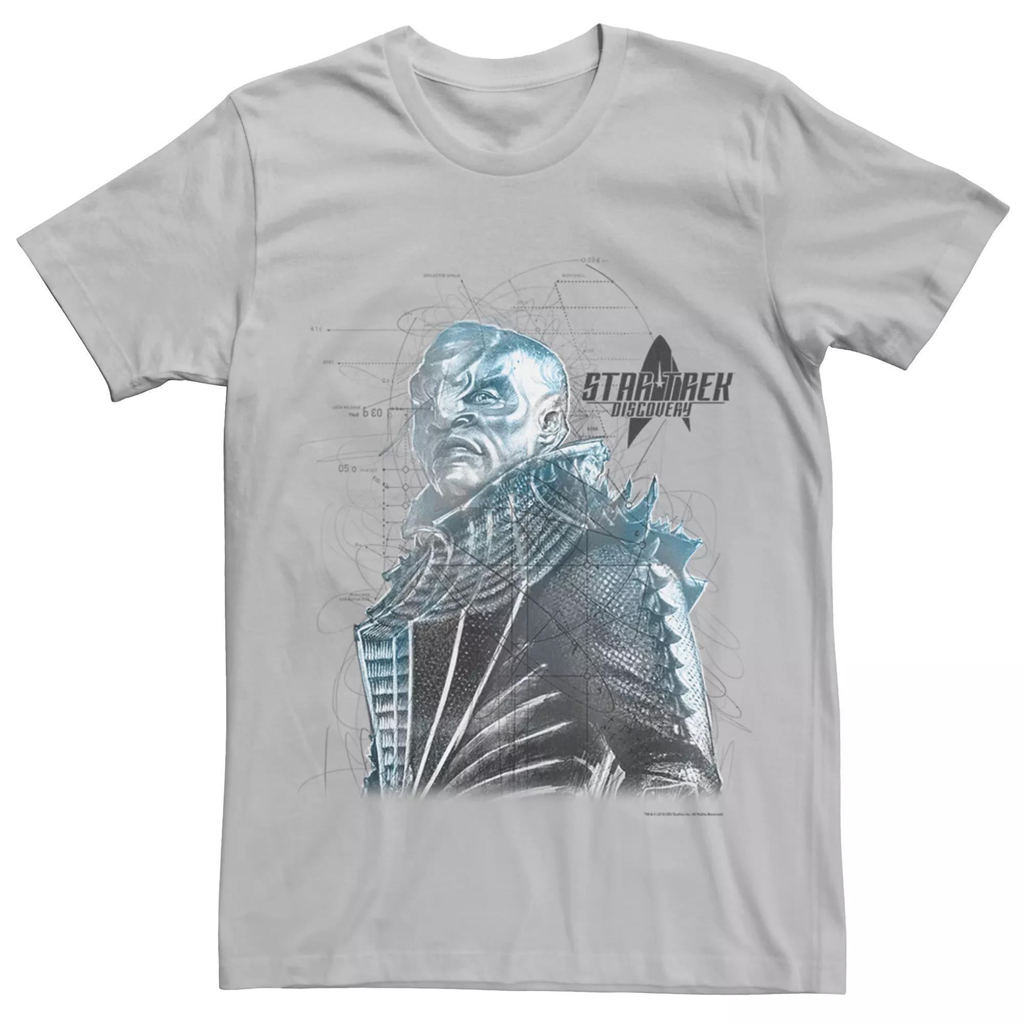 Men's Star Trek Discovery Tkuvma Graphic Tee, Size: Large, Silver Product Image