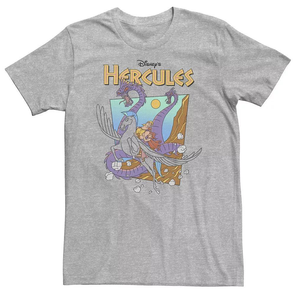 Big & Tall Disney Hercules Hydra Classic Movie Poster Tee, Men's, Size: Large Tall, Athletic Grey Product Image
