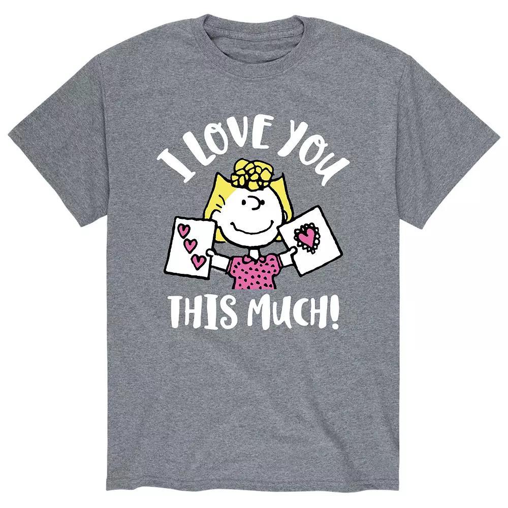 Mens Peanuts I Love You This Much Tee Product Image