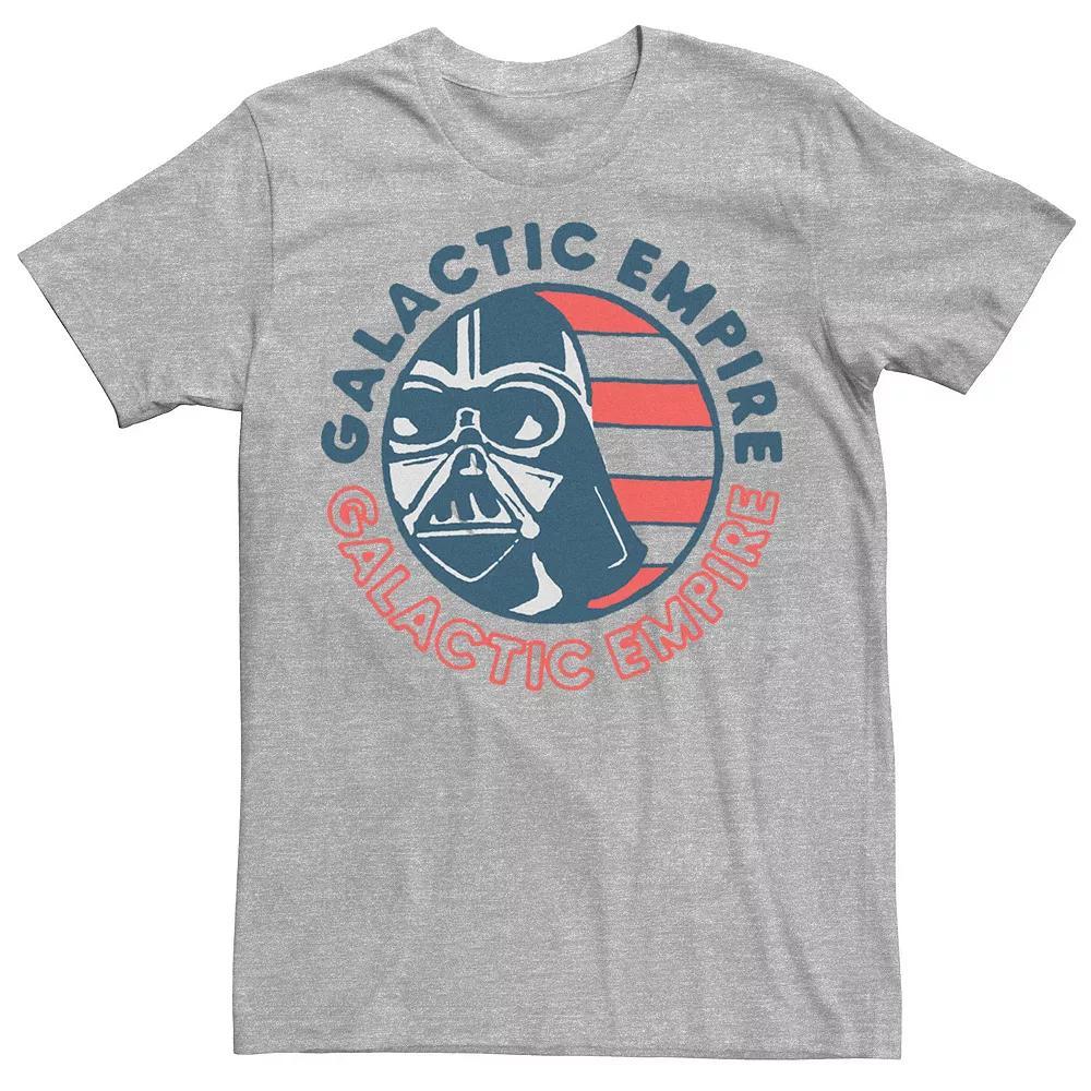 Men's Star Wars Vader Galactic Empire Lest Chest Tee, Size: Small, Athletic Grey Product Image