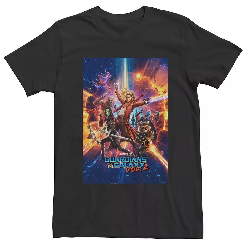 Men's Guardians of the Galaxy 2 Poster Tee, Size: XXL, Black Product Image