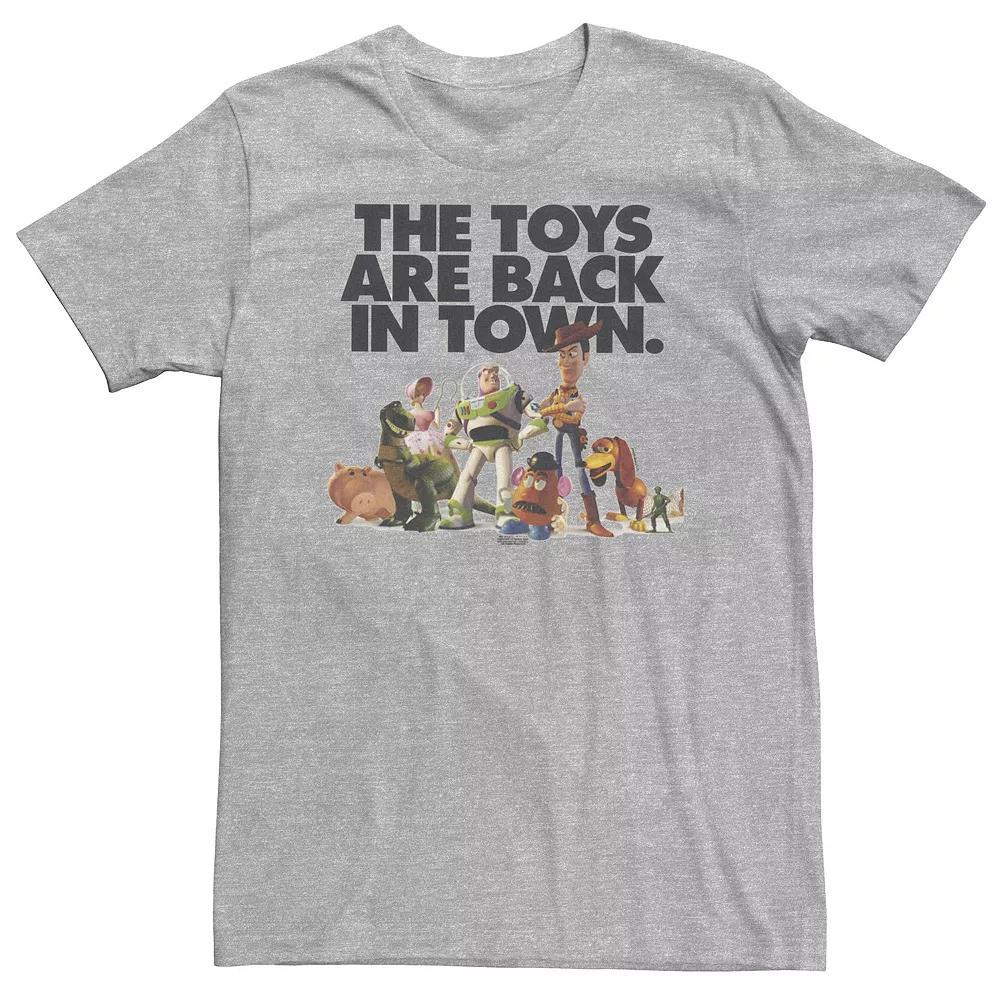 Big & Tall Disney / Pixar Toy Story "The Toys Are Back In Town" Tee, Men's, Size: XXL Tall, White Product Image