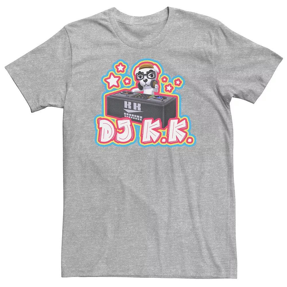 Big & Tall Animal Crossing DJ K.K. Portrait Tee, Men's, Size: 3XL Tall, Athletic Grey Product Image