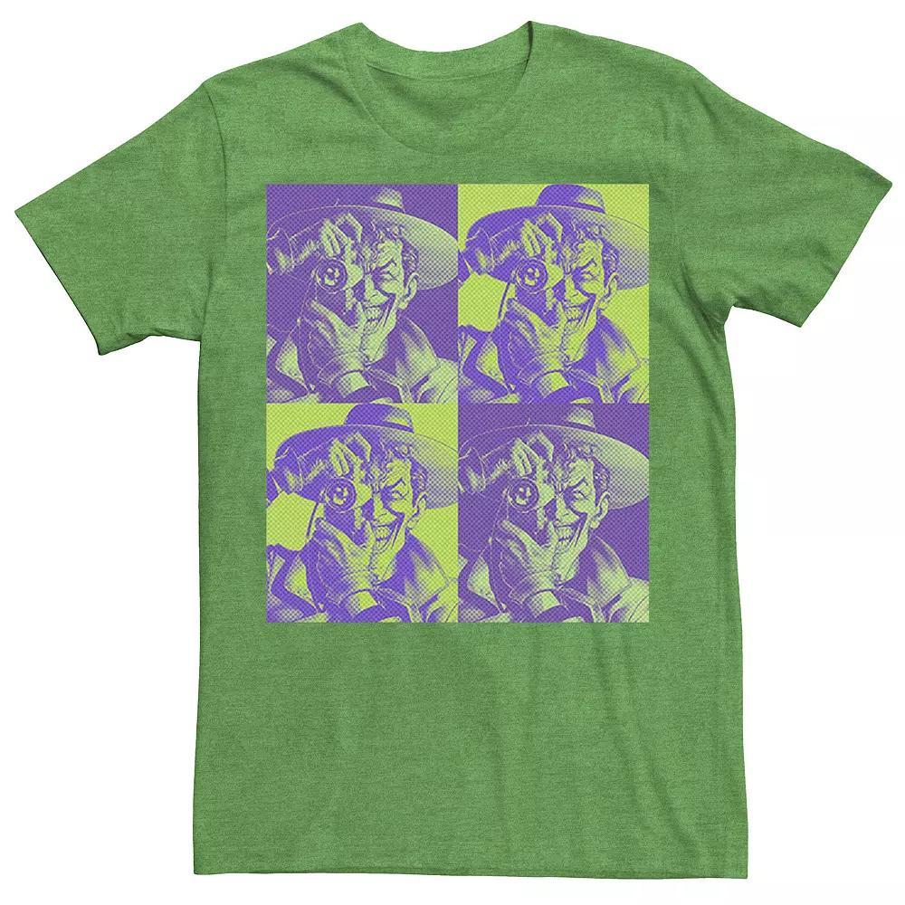 Men's DC Batman The Joker Halftone Popart Tee, Size: XXL, Royal Grey Product Image