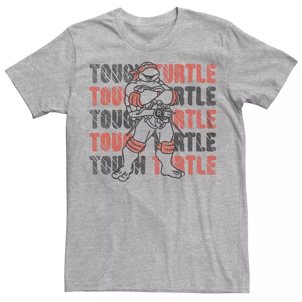 Men's Teenage Mutant Ninja Turtles Tough Turtle Graphic Tee, Size: Medium, Athletic Grey Product Image