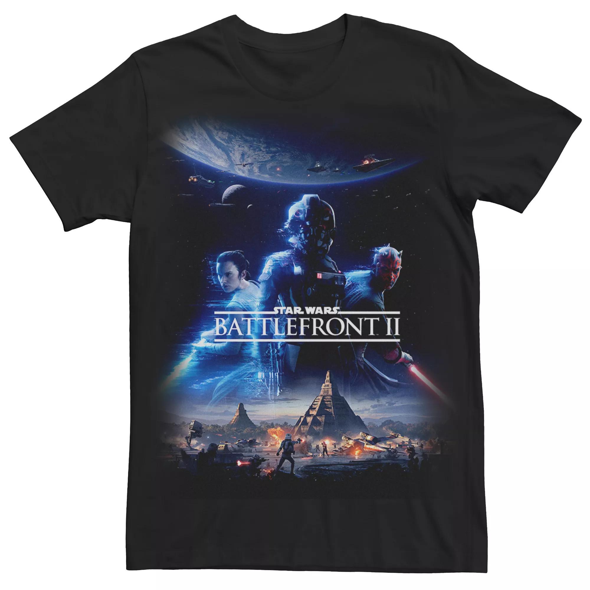 Mens Star Wars Battlefront II Poster Tee Product Image