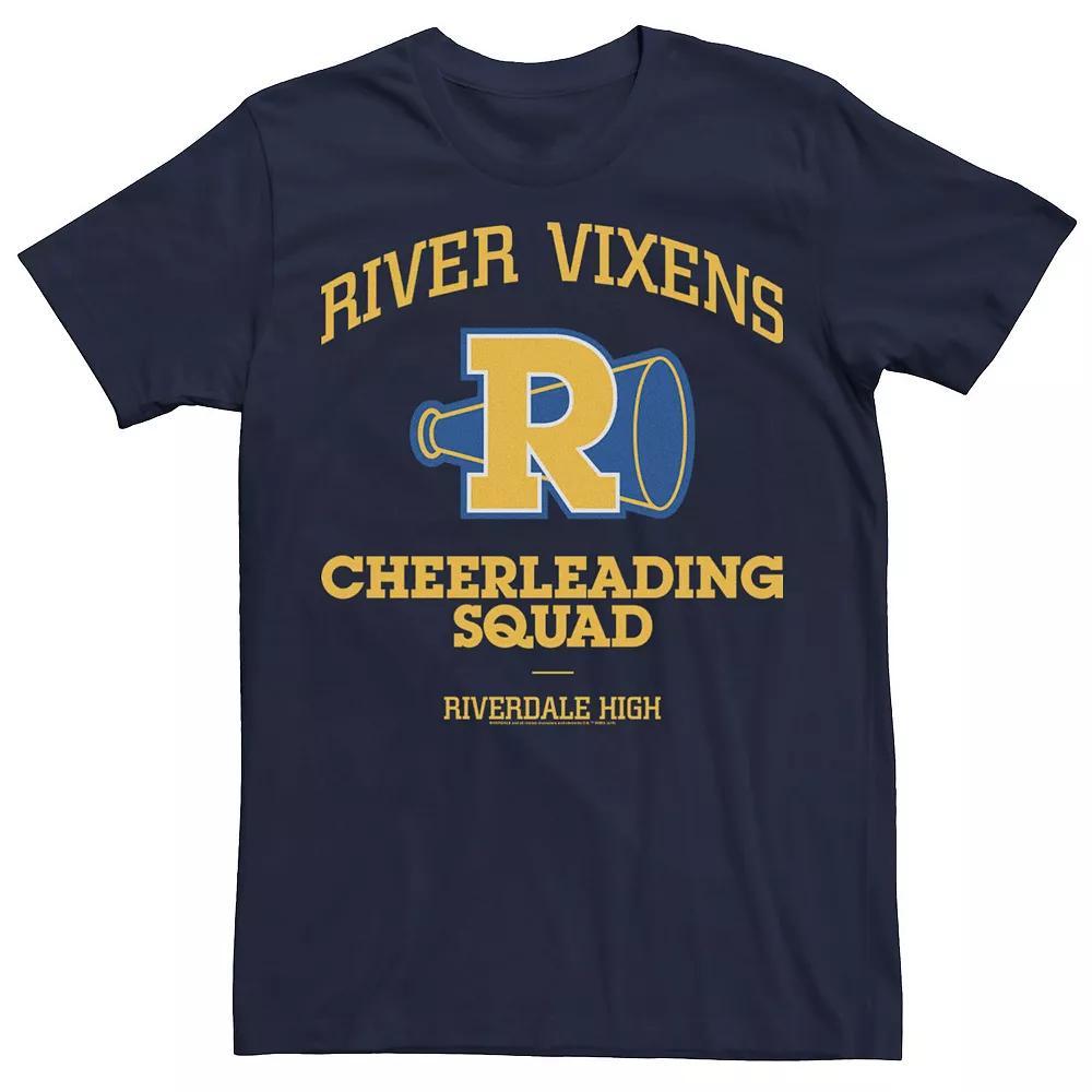 Big & Tall Riverdale River Vixens Cheer Squad Tee, Men's, Size: 4XL, Blue Product Image