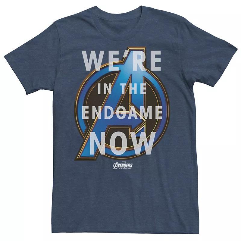 Men's Marvel Avengers Endgame Game Closing Tee, Size: XL, Navy Grey Product Image