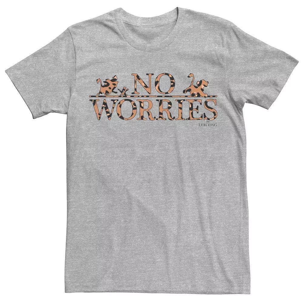 Disney's The Lion King Men's No Worries Leopard Fill Tee, Size: Medium, Natural Product Image
