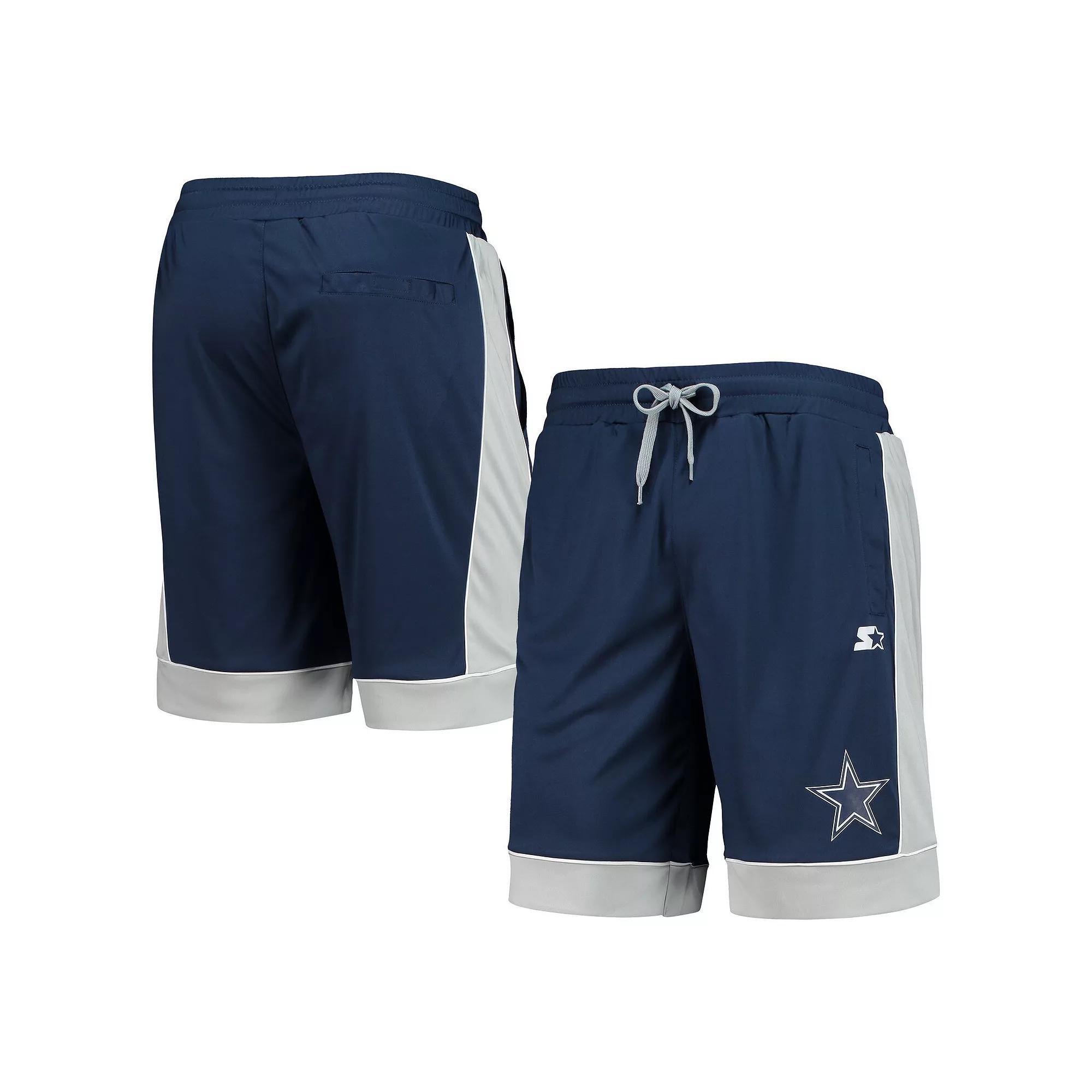 Men's G-III Sports by Carl Banks Navy/Gray Dallas Cowboys Fan Favorite Fashion Shorts, Size: Small, Blue Product Image