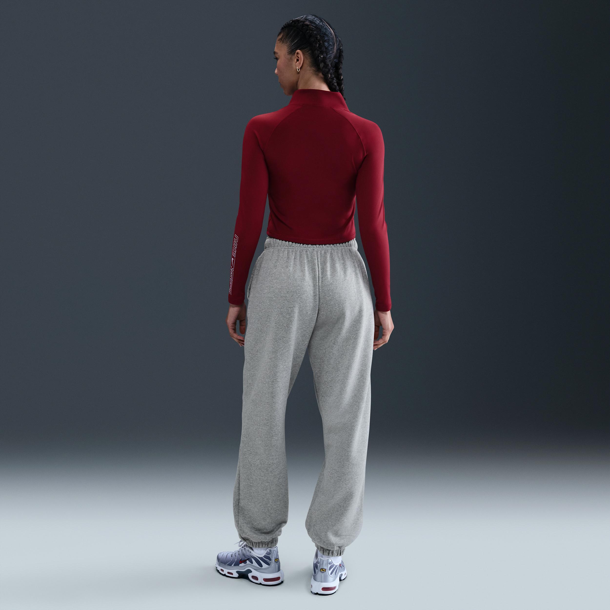 Women's Nike Sportswear Oversized Club Fleece Sweatpants, Size: XXL, Gray Grey Product Image