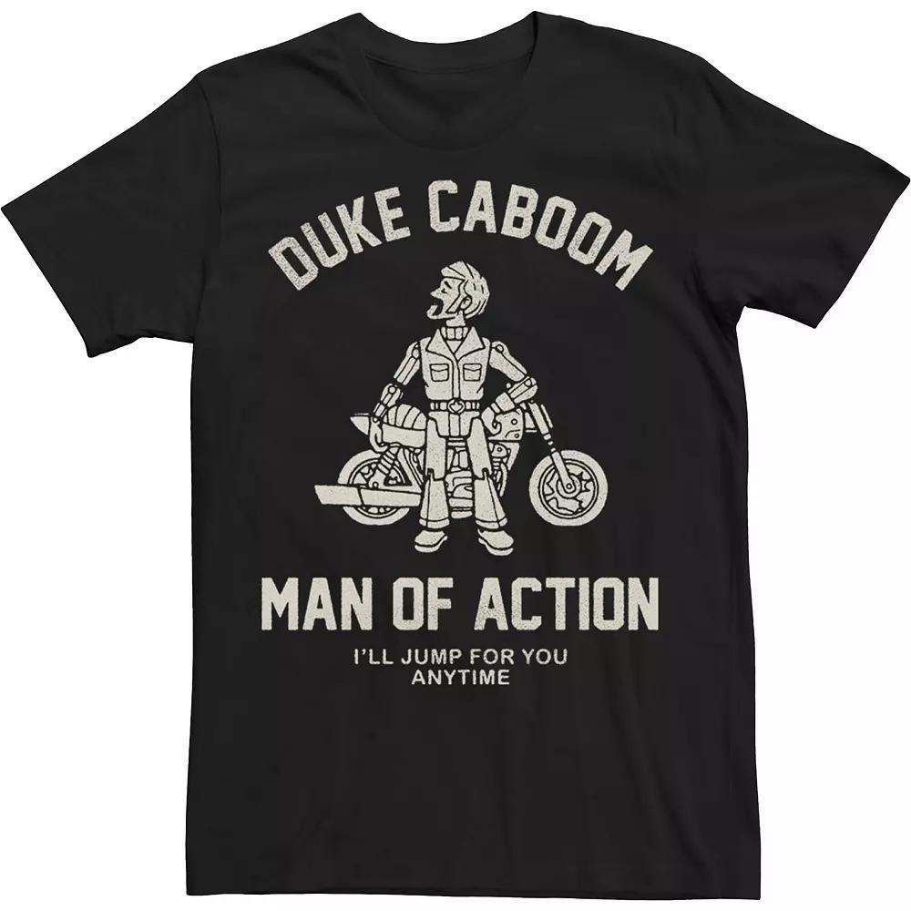 Big & Tall Disney / Pixar Toy Story Duke Caboom Man Of Action Tee, Men's, Size: 3XL, Black Product Image