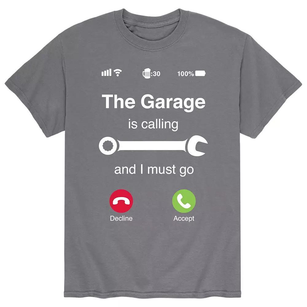 Mens The Garage Is Calling Tee Product Image