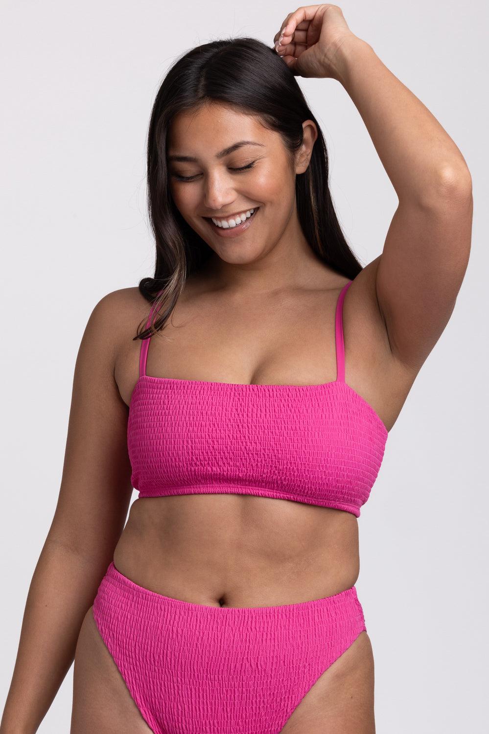 Eva Smocked Bikini Top Product Image