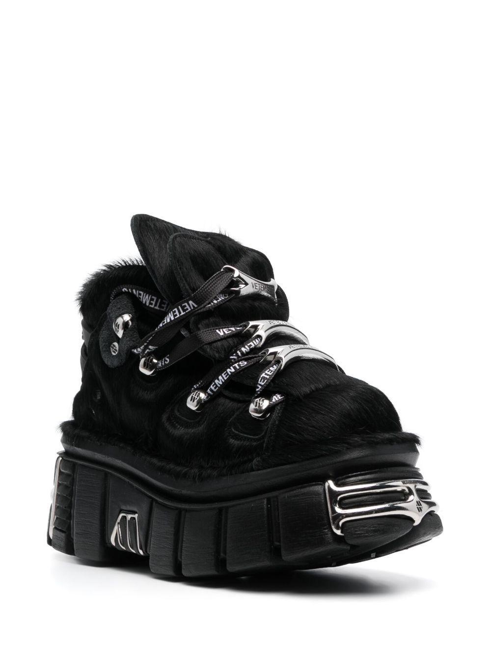 75mm platform leather sneakers Product Image