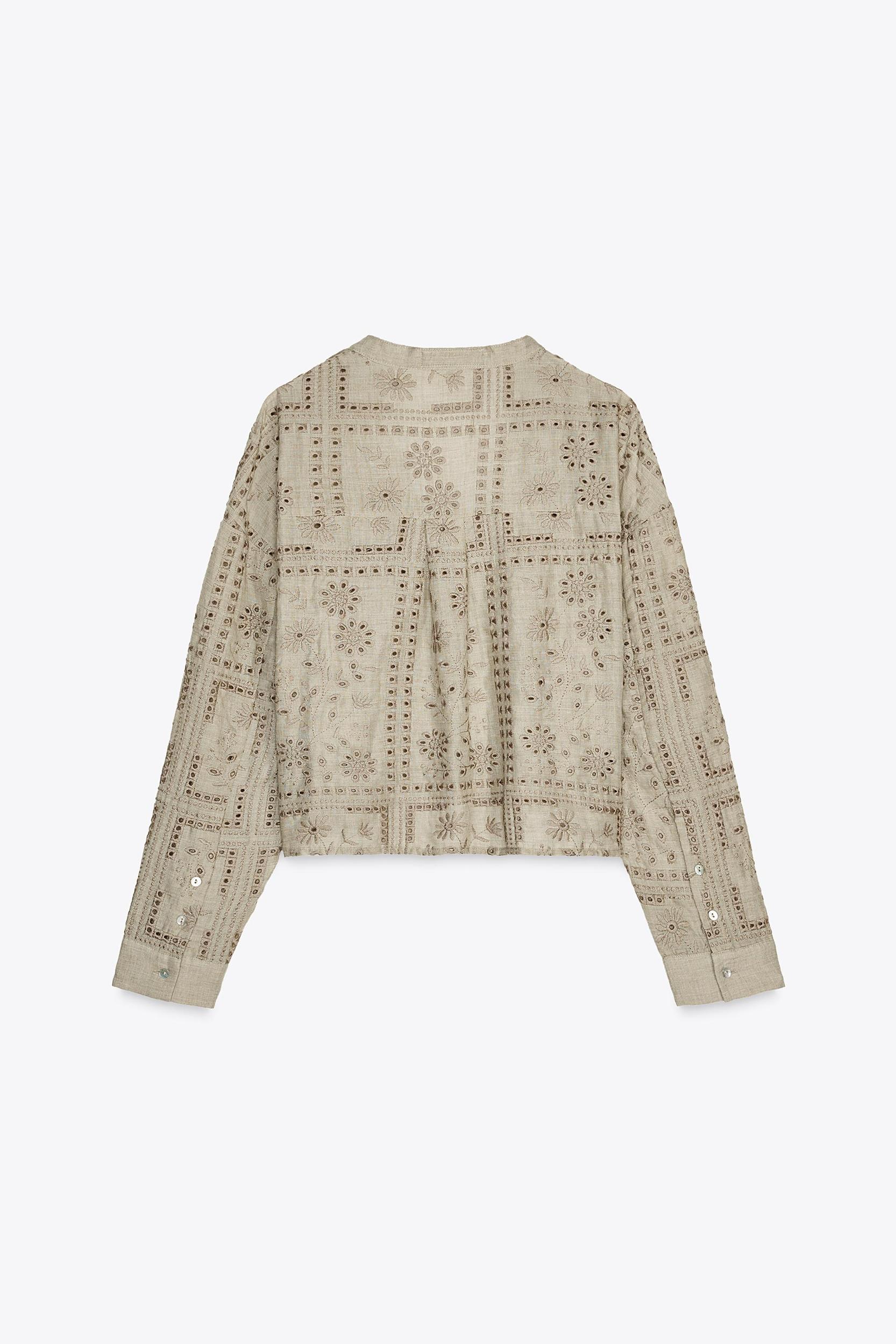 OPENWORK EMBROIDERY SHIRT Product Image