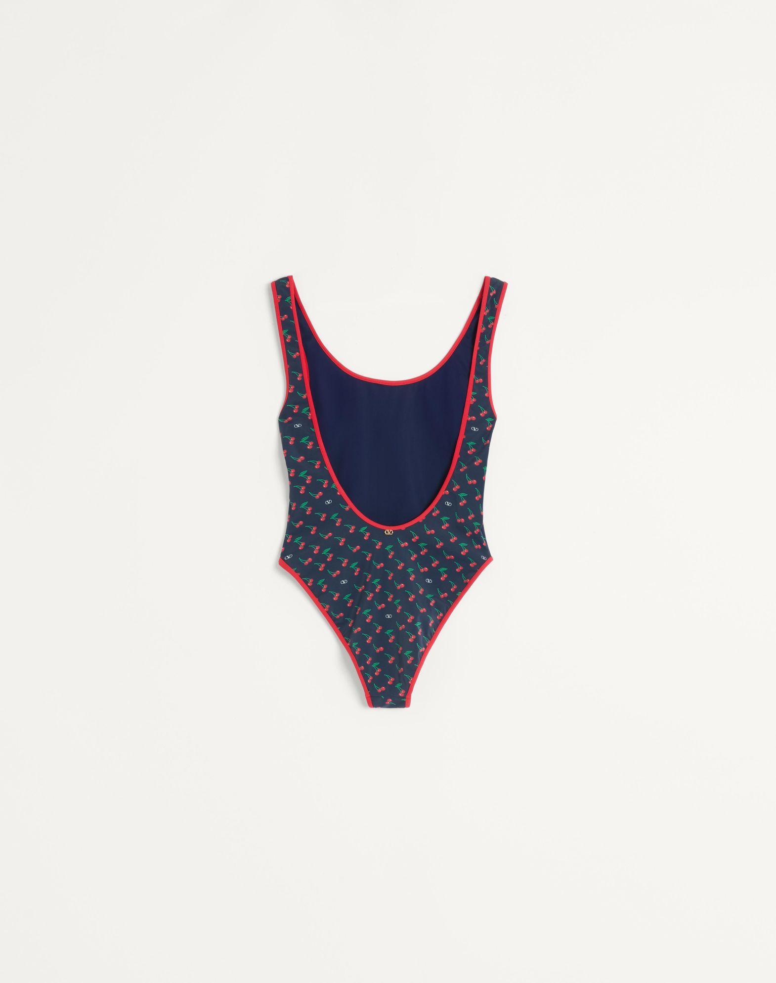 LYCRA SWIMSUIT WITH CHERRYFIC PRINT Product Image