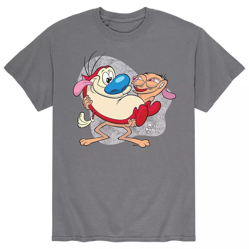 Mens Ren & Stimpy Best Buds Holding Ren Tee Product Image