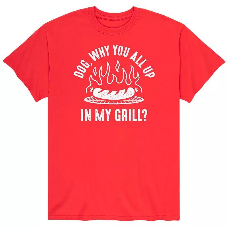 Mens All Up In Grill Tee Product Image