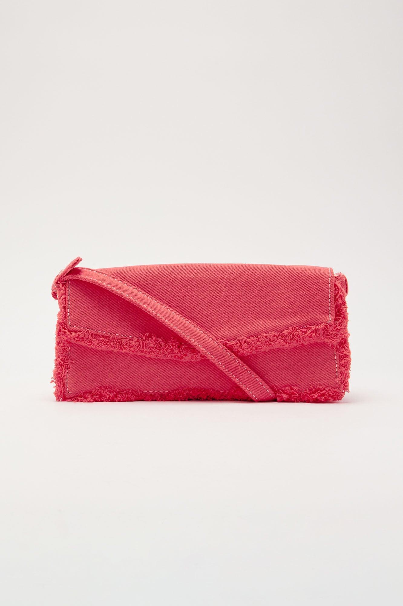 Camila Denim Handbag - Pink Product Image