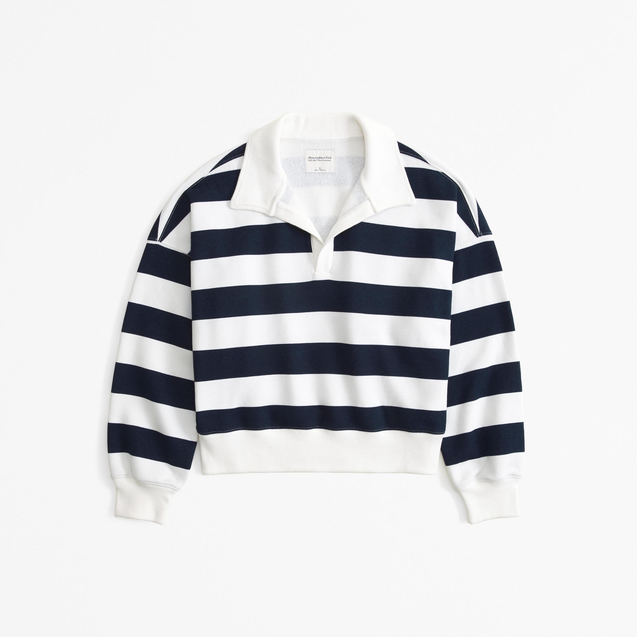 Essential Johnny Collar Sweatshirt Product Image