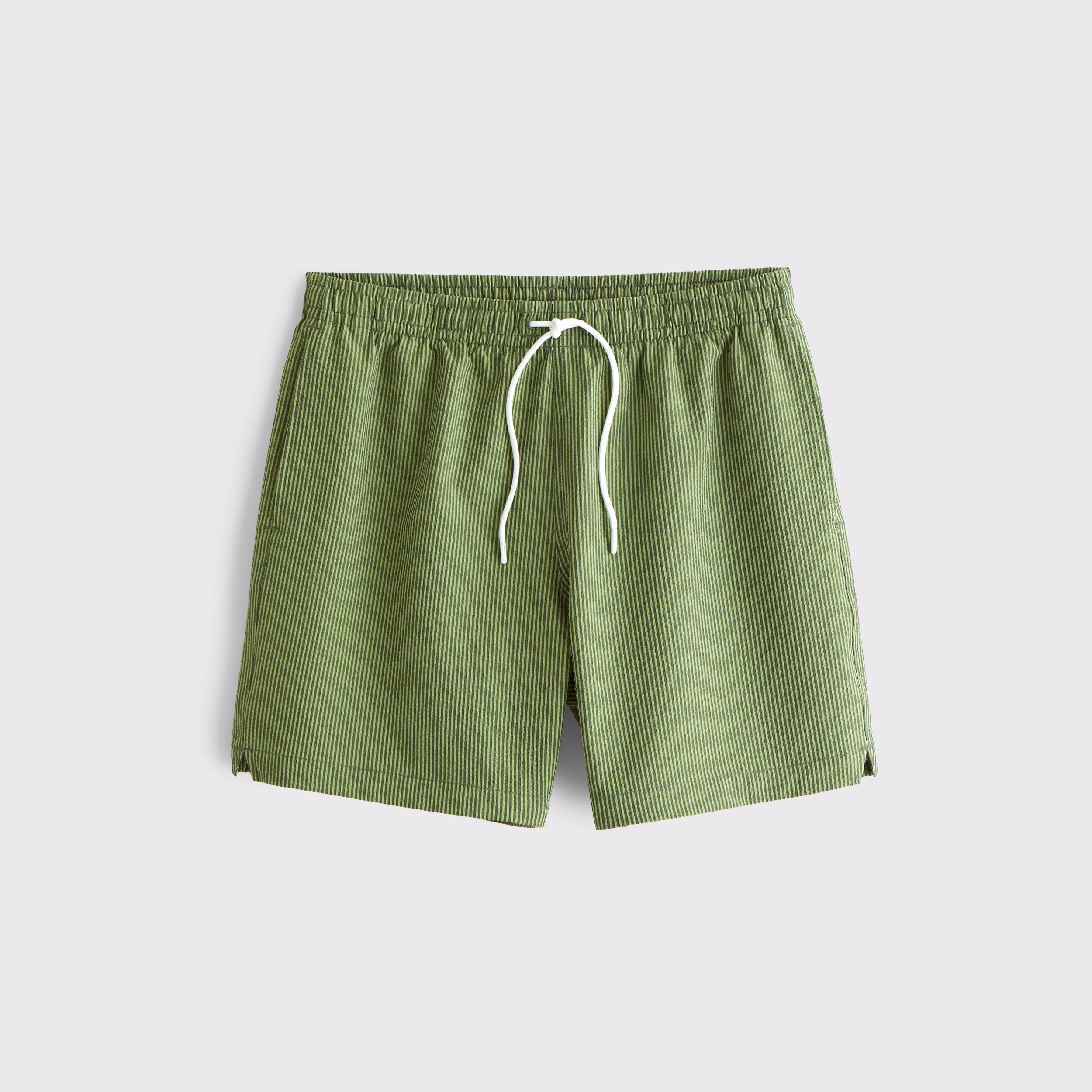 Pull-On Seersucker Swim Trunk Product Image