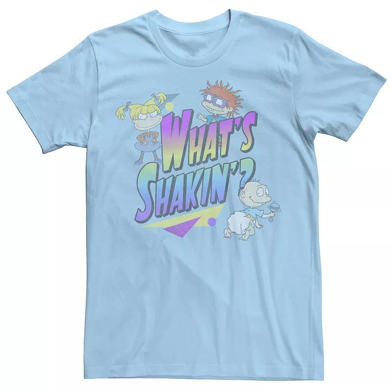 Men's Nickelodeon Rugrats Vintage Neon What's Shakin'? Tee, Boy's, Size: Large, Light Blue Product Image