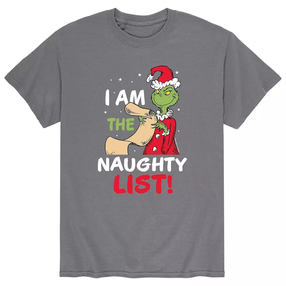 Big & Tall I Am The The Naughty List Tee, Men's, Size: 4XB, Black Product Image