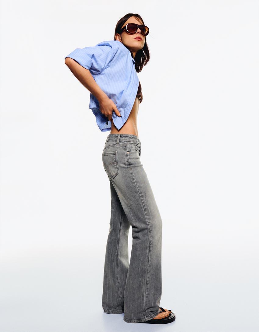 Low waist boot-cut jeans Product Image