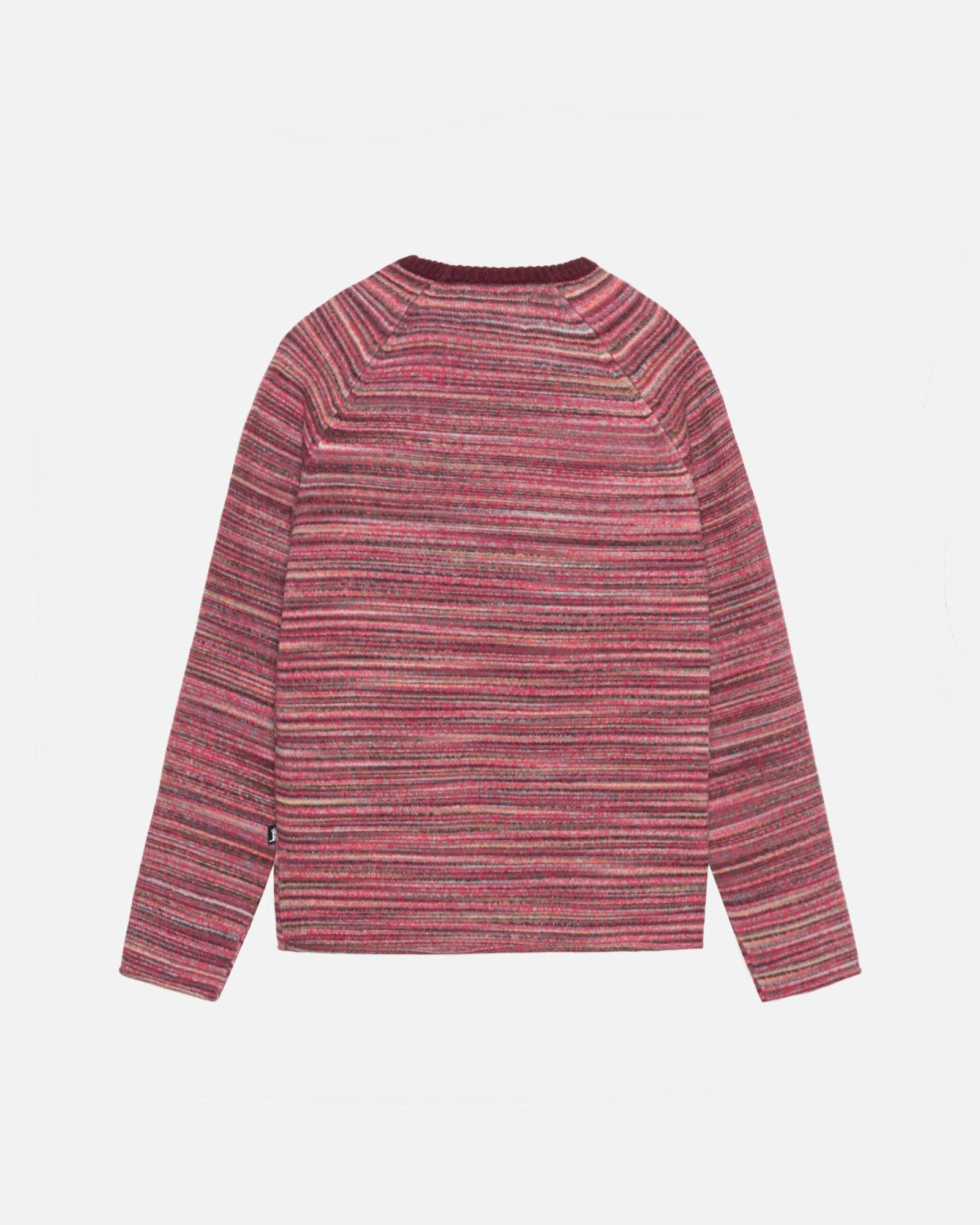 TEXTURED KNIT CONTRAST COLLAR CREW Male Product Image