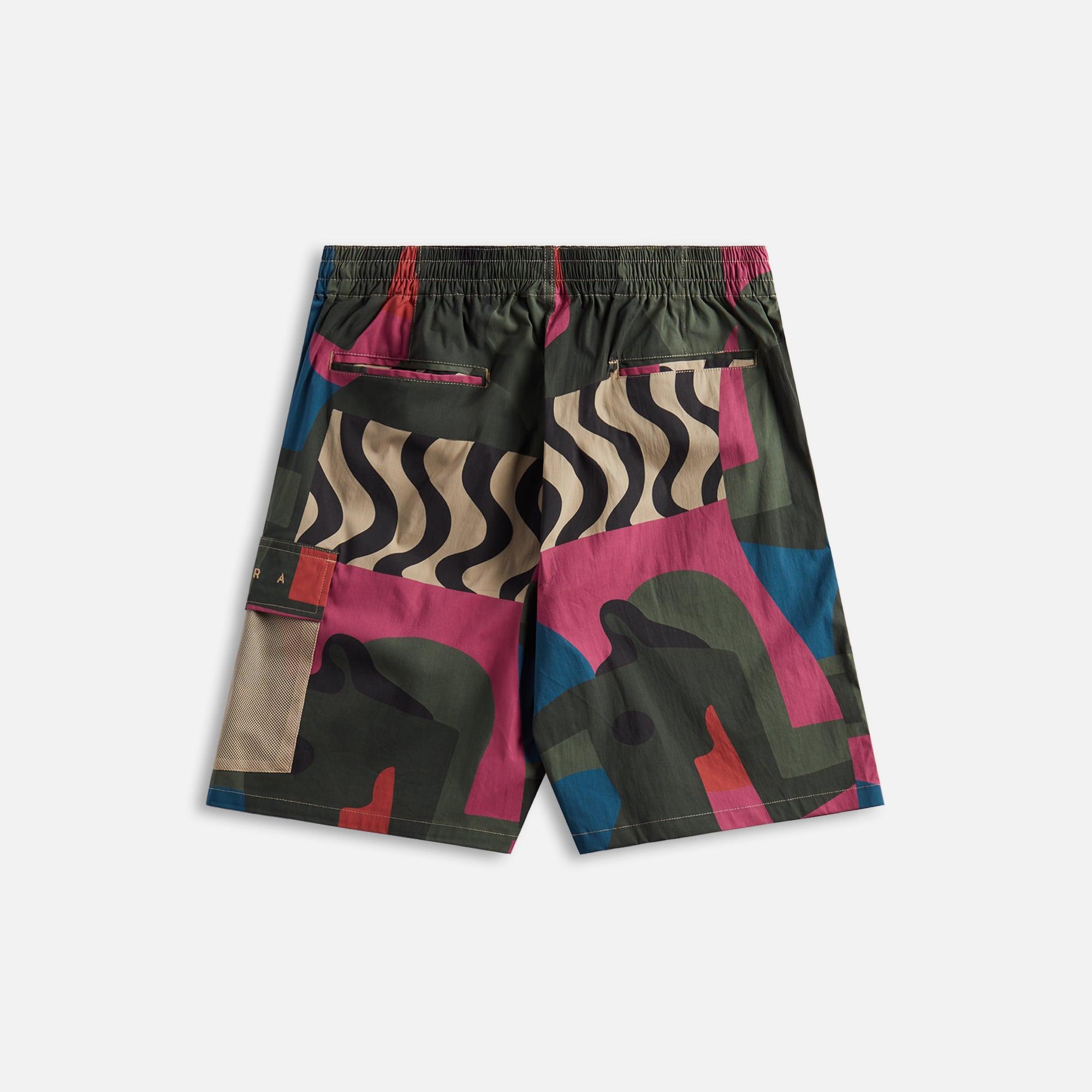 by Parra Distorted Camo Shorts - Pink Male Product Image