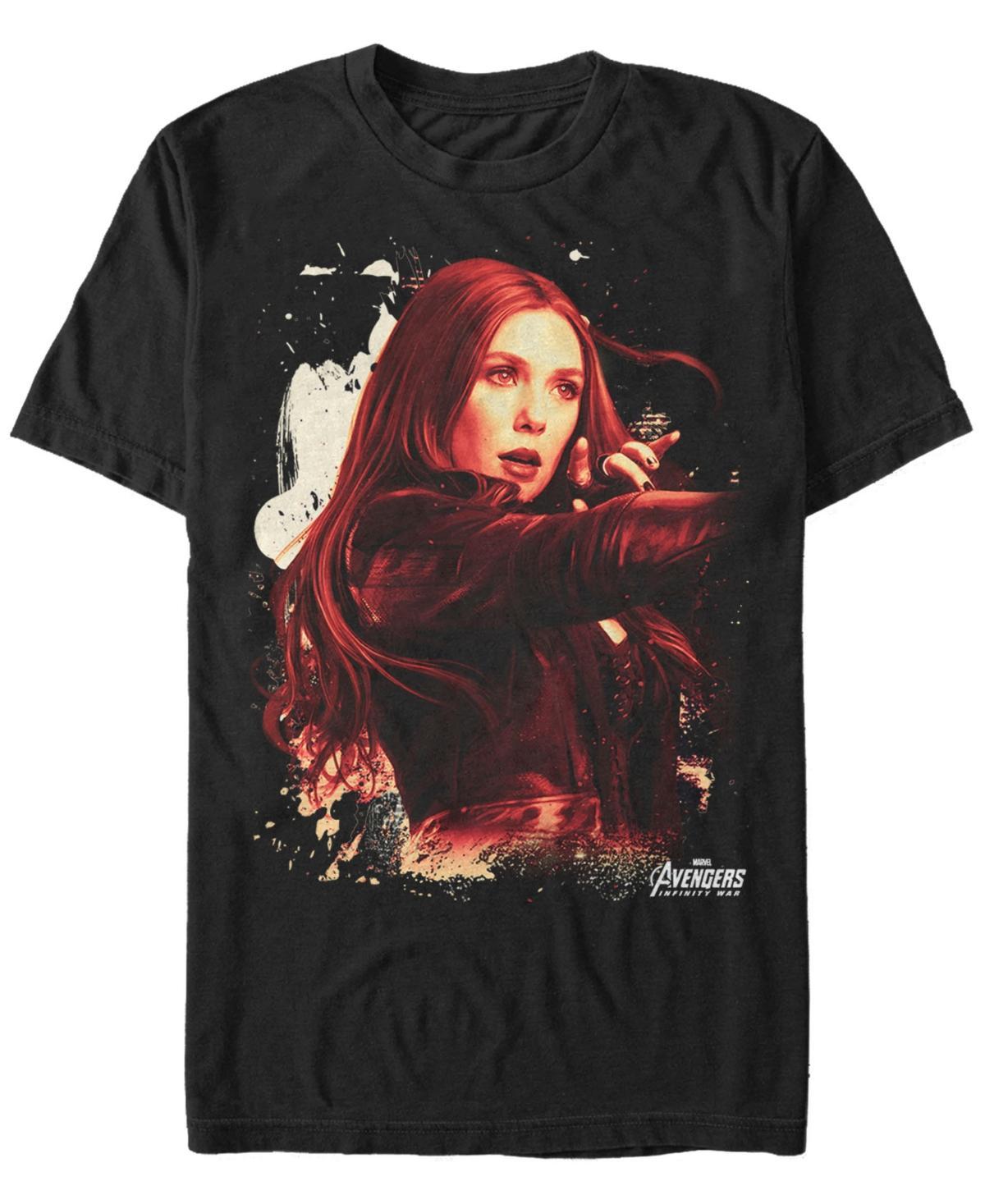 Men's Avengers Infinity War Scarlet Tee, Size: Large, Black Product Image