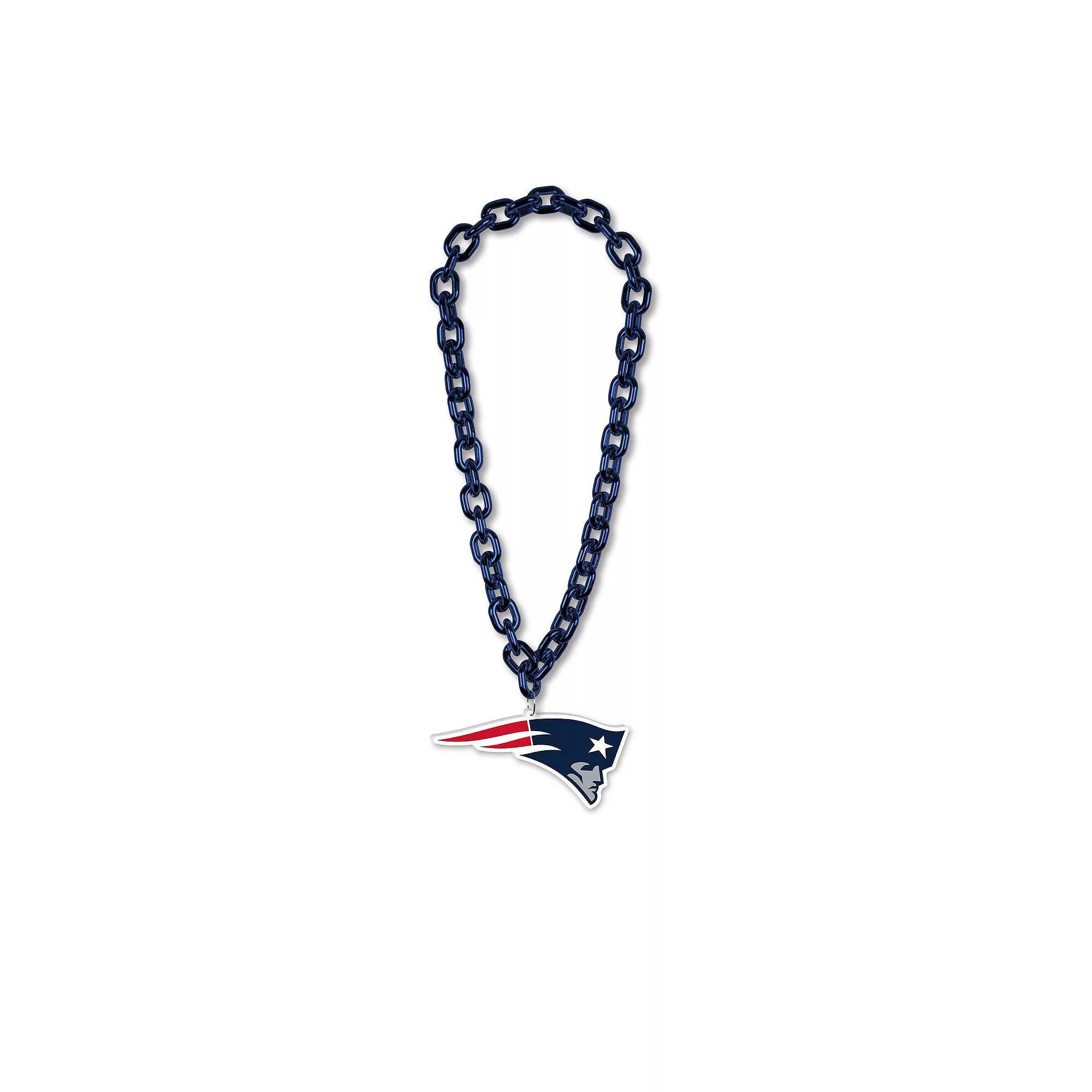 WinCraft New England Patriots Big Chain Logo Necklace, Men's, Team Product Image