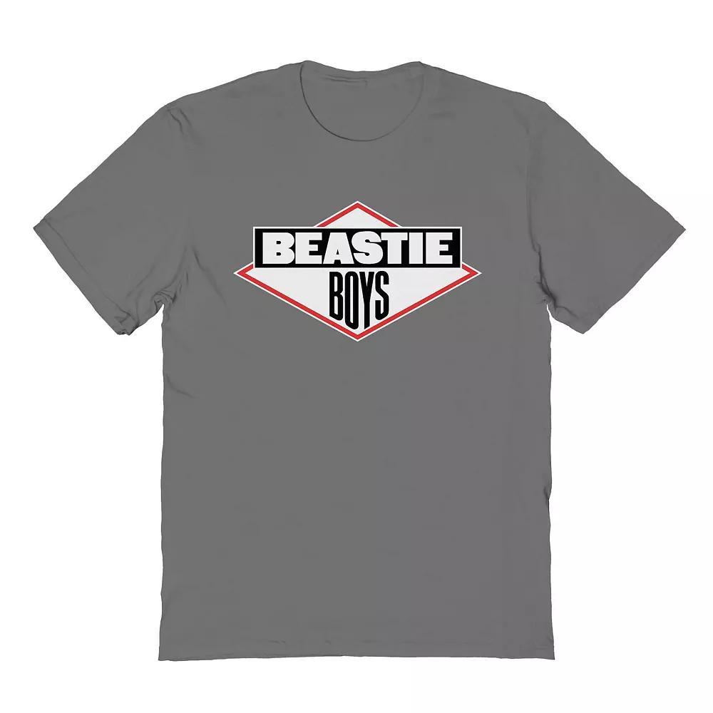 Men's Beastie Boys Logo Black White Red Graphic Tee, Size: XXL, Grey Product Image