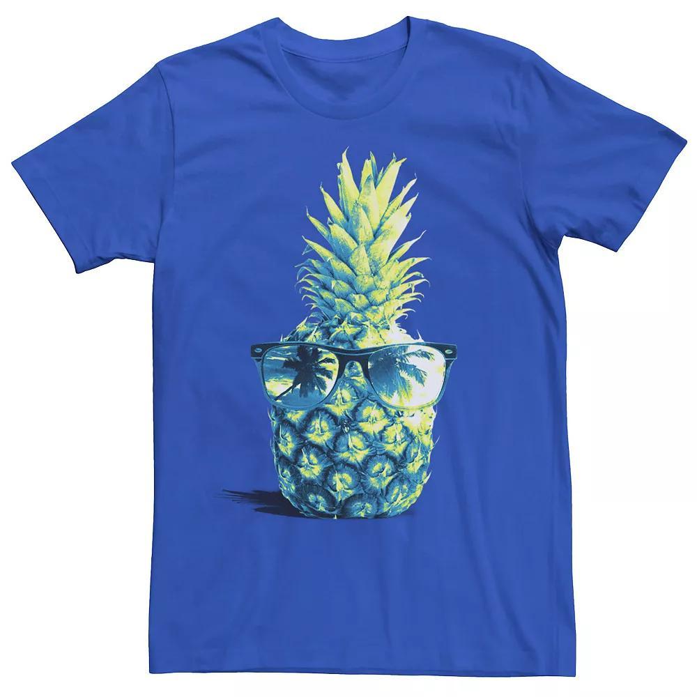 Men's Pineapple Sunglasses Funny Tee, Size: 3XL, Royal Product Image