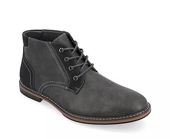 VANCE Franco Men's Plain Toe Chukka Boots, Size: 8.5, Brown Product Image