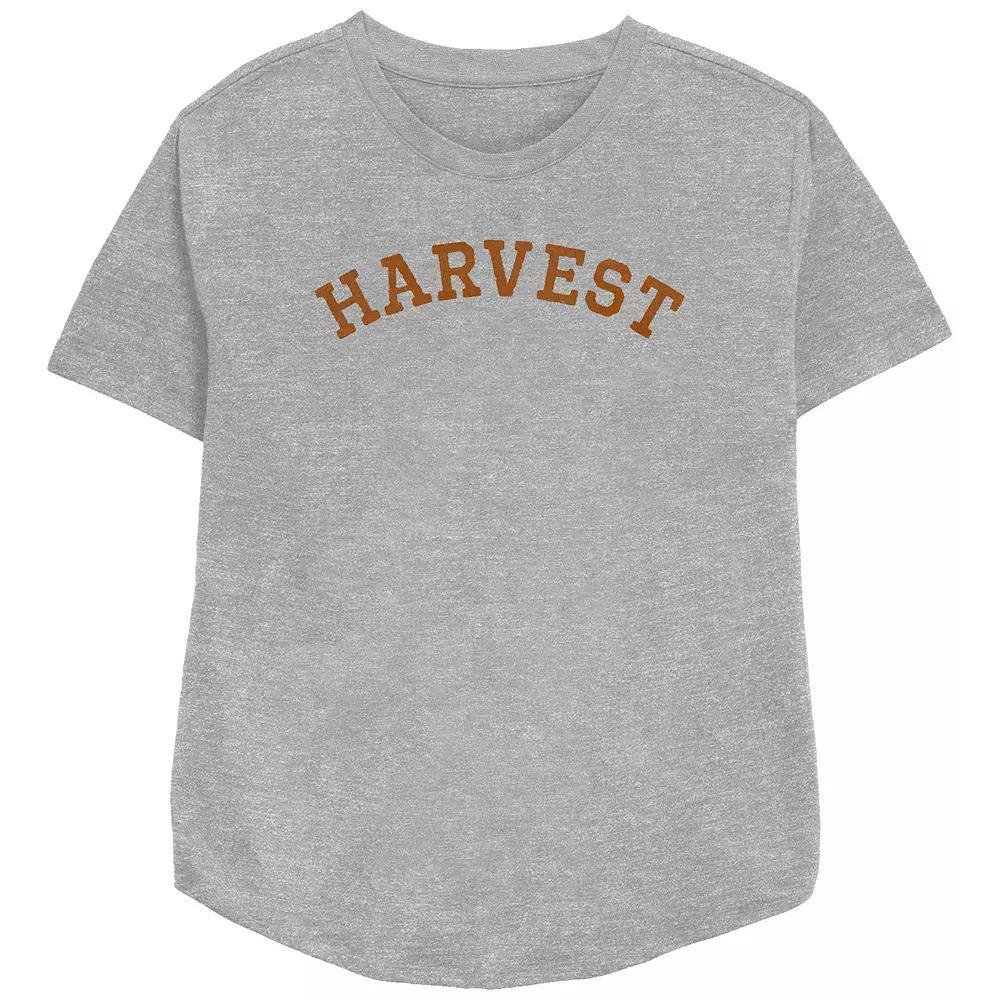 Women's Harvest Relaxed Fit Graphic Tee, Size: XS, Athletic Grey Product Image