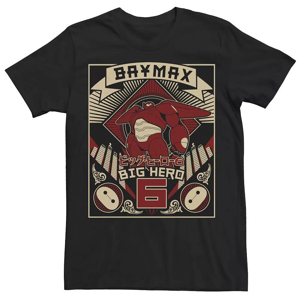 Disneys Big Hero 6 Baymax Mens Propaganda Poster Tee Product Image