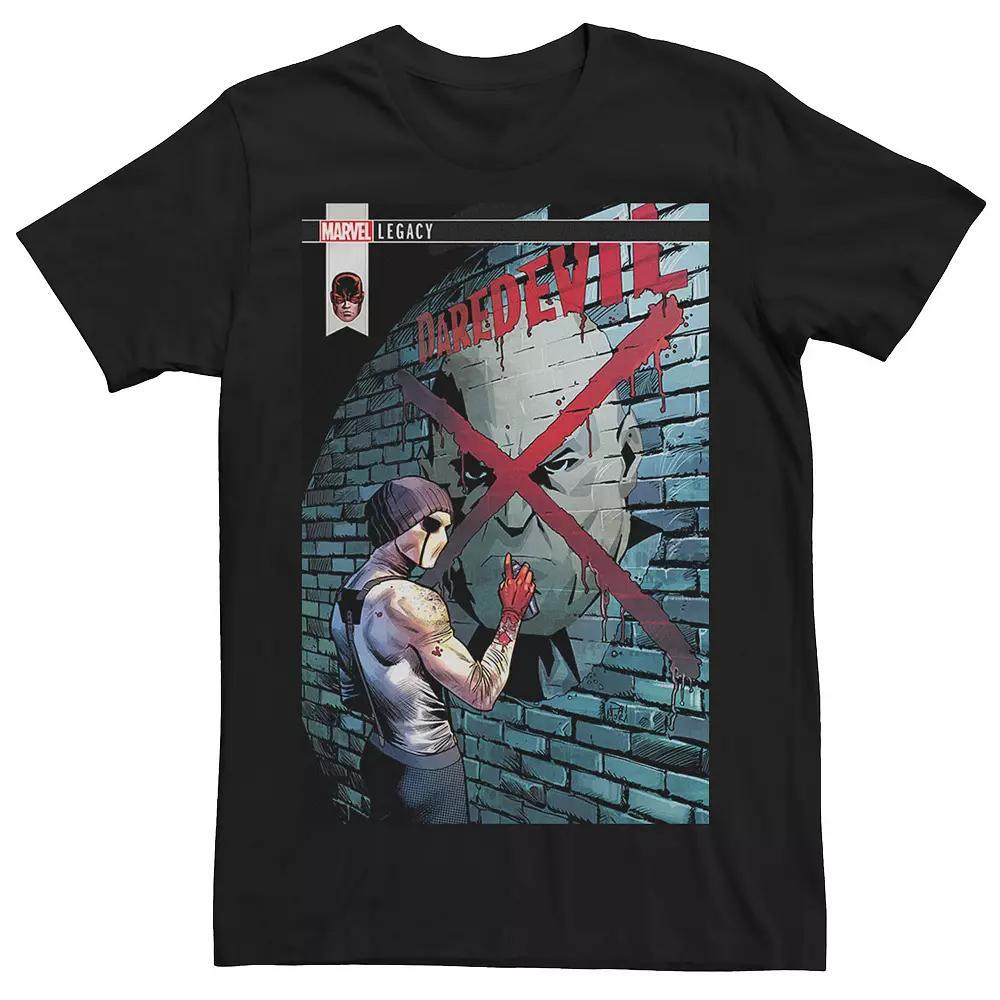 Men's Marvel Daredevil Graffiti Artist Tag Kingpin Tee, Size: XXL, Black Product Image