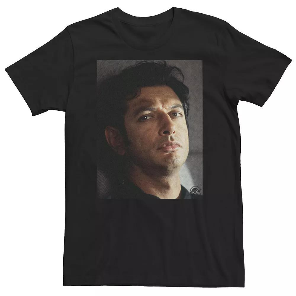 Big & Tall Jurassic Park Jeff Goldblum Stare Tee, Men's, Size: 4XL Tall, Black Product Image