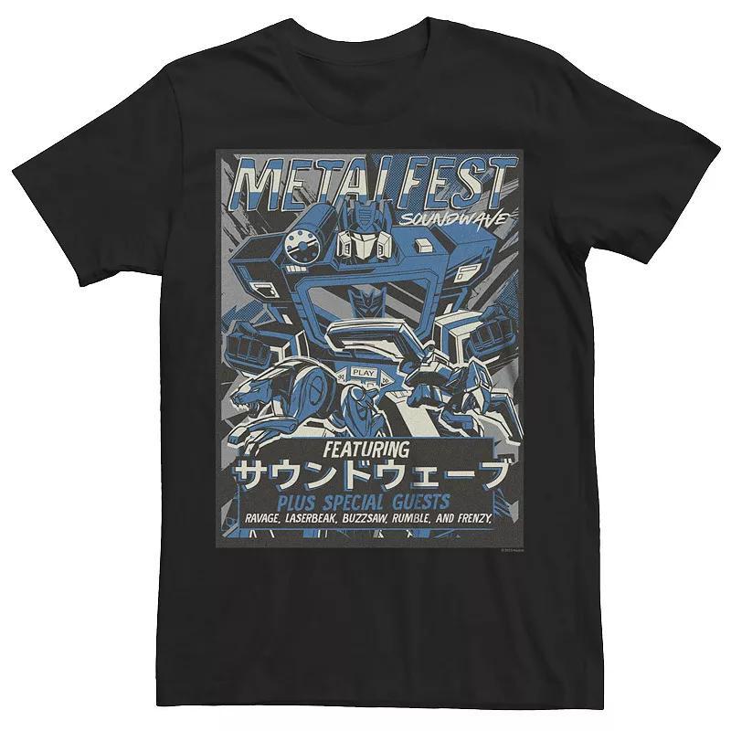 Men's Transformers Metal Fest Graphic Tee, Size: XS, Black Product Image
