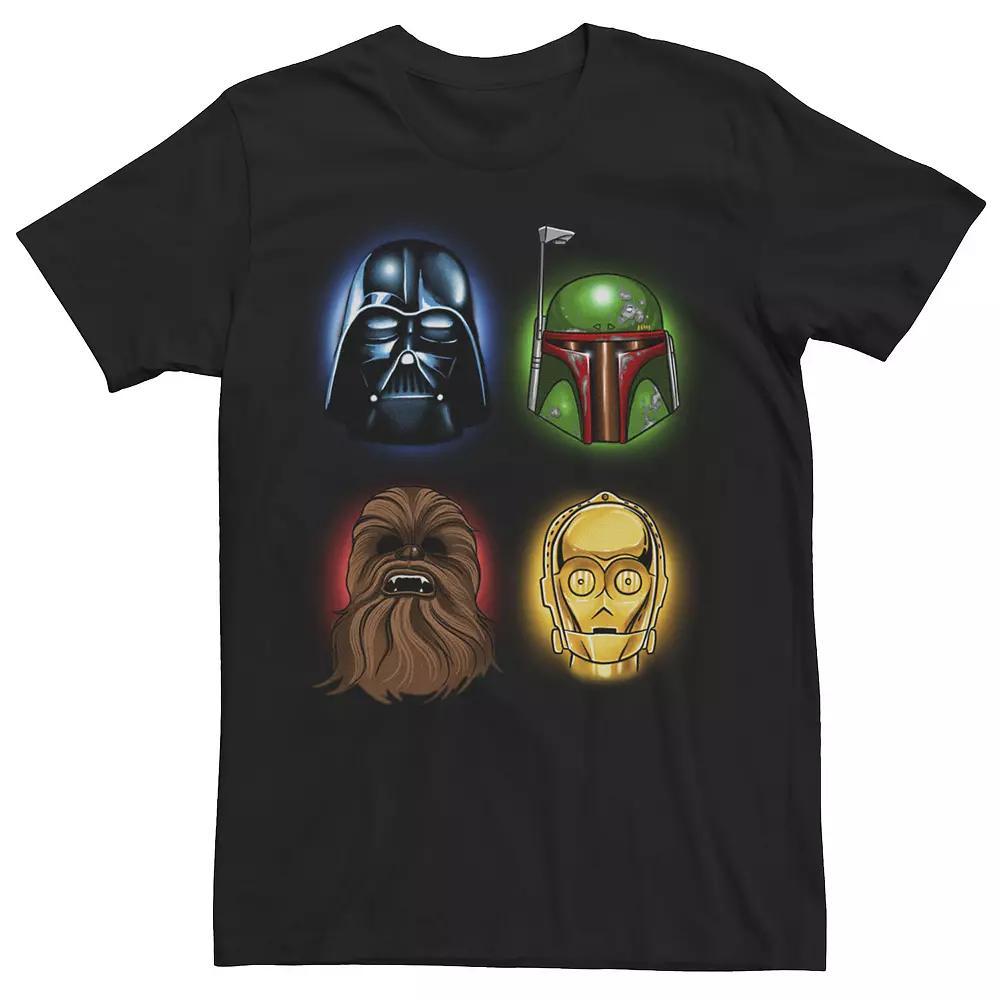 Men's Star Wars Classic Airbrush Group Shot Tee, Boy's, Size: Medium, Black Product Image