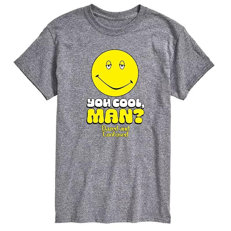 Men's Dazed and Confused You Cool Man Graphic Tee, Size: Medium, Grey Military Green Product Image