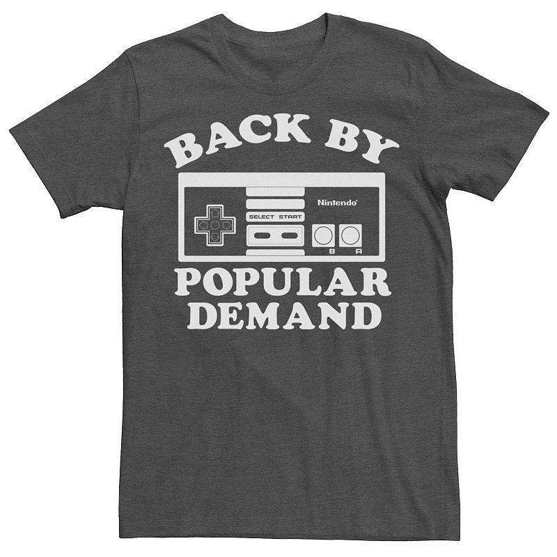 Men's Nintendo NES Controller Popular Demand Tee, Size: Small, Red Grey Product Image