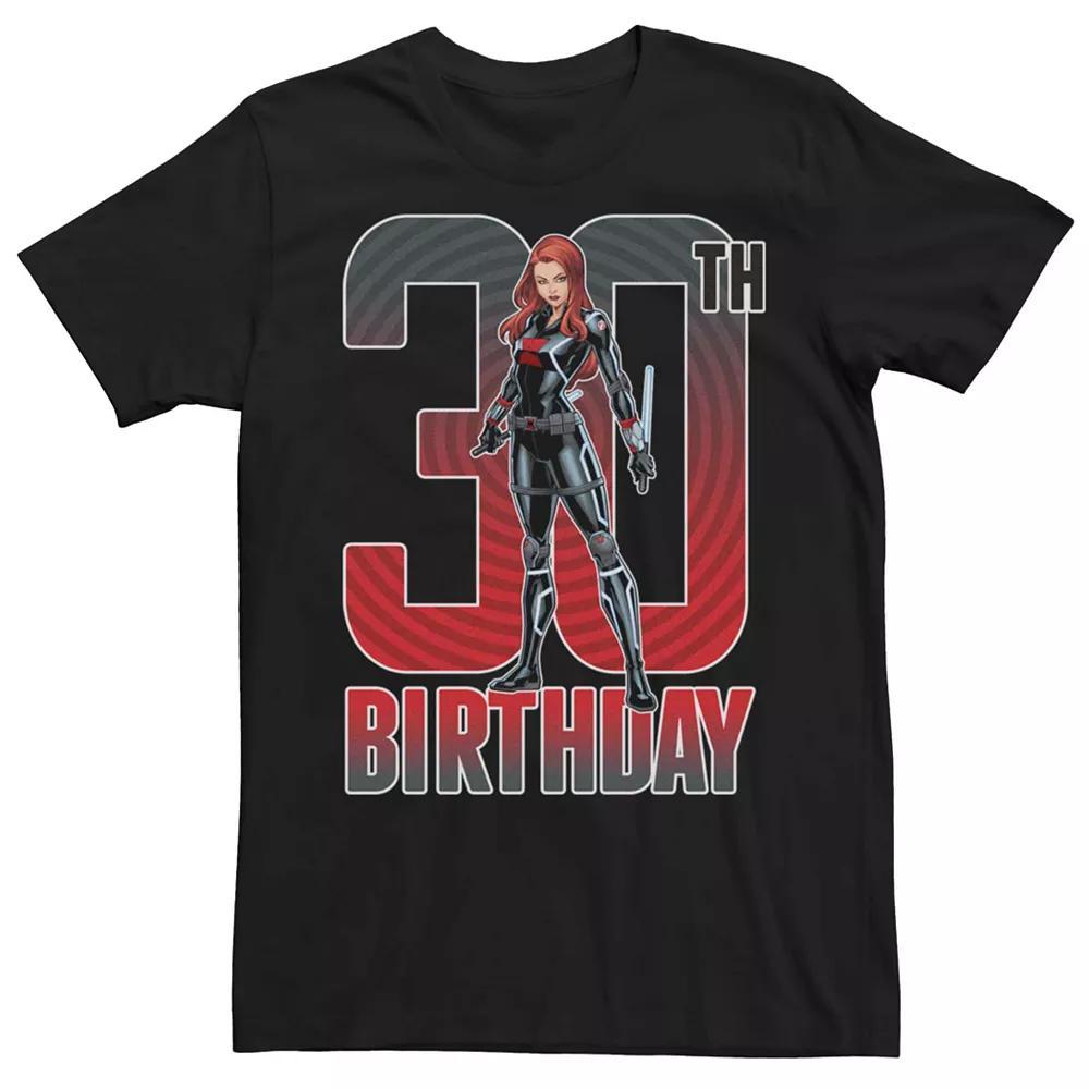 Men's Marvel Black Widow 30th Birthday Tee, Size: XXL Product Image